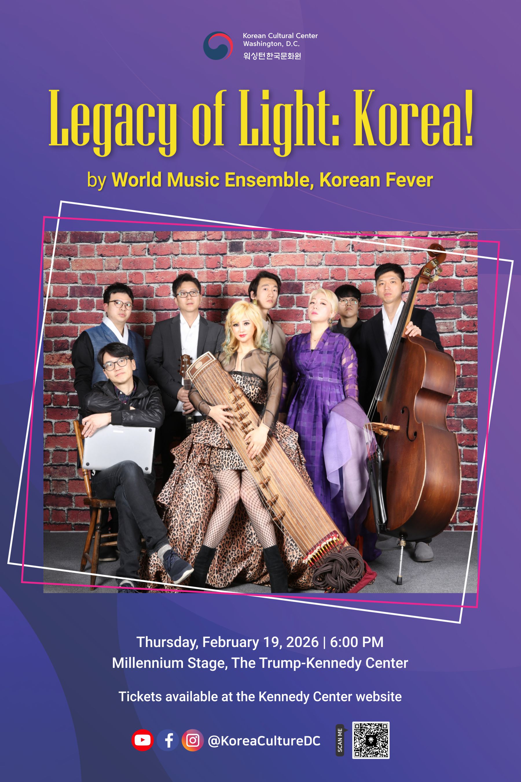 Legacy of Light: Korea! A Lunar New Year Celebration with World Music Ensemble Korean Fever