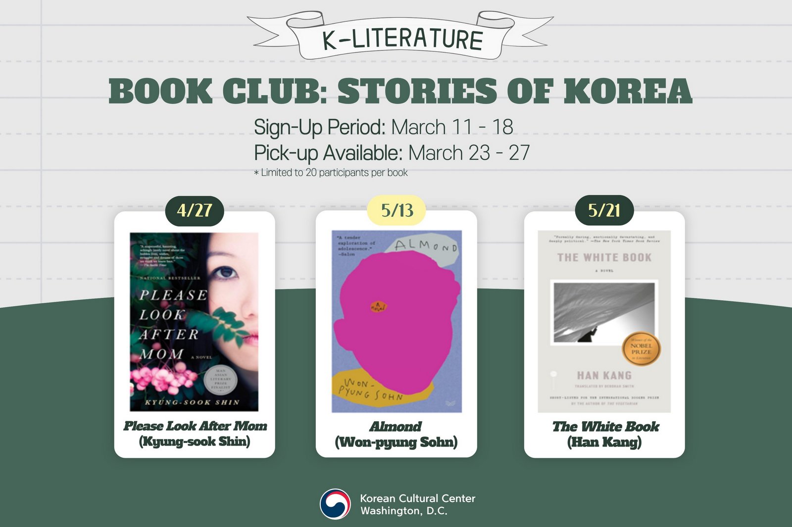 K-Literature: Stories of Korea Book Club